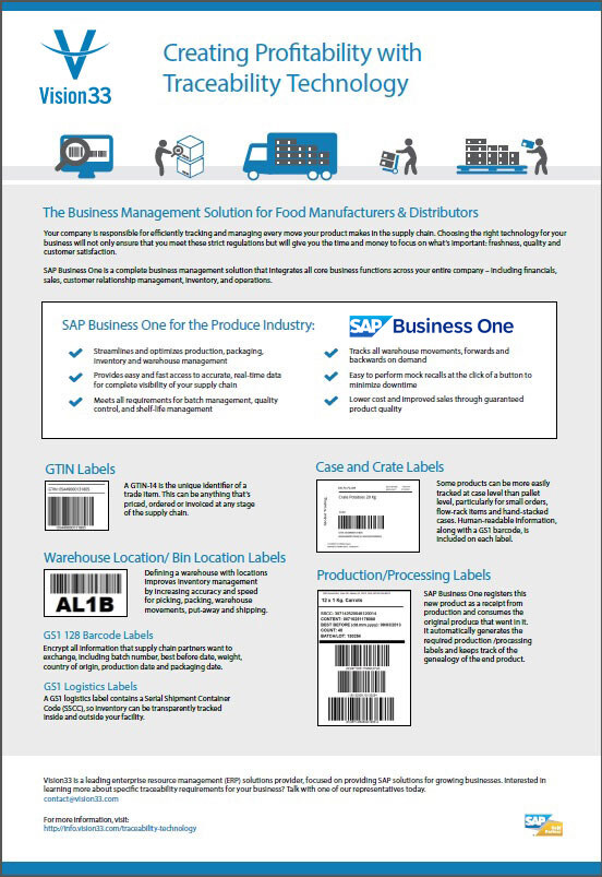 Creating Traceability
