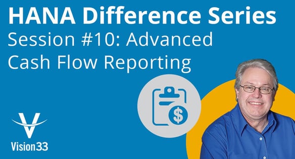 SAP HANA - advanced cash flow reporting