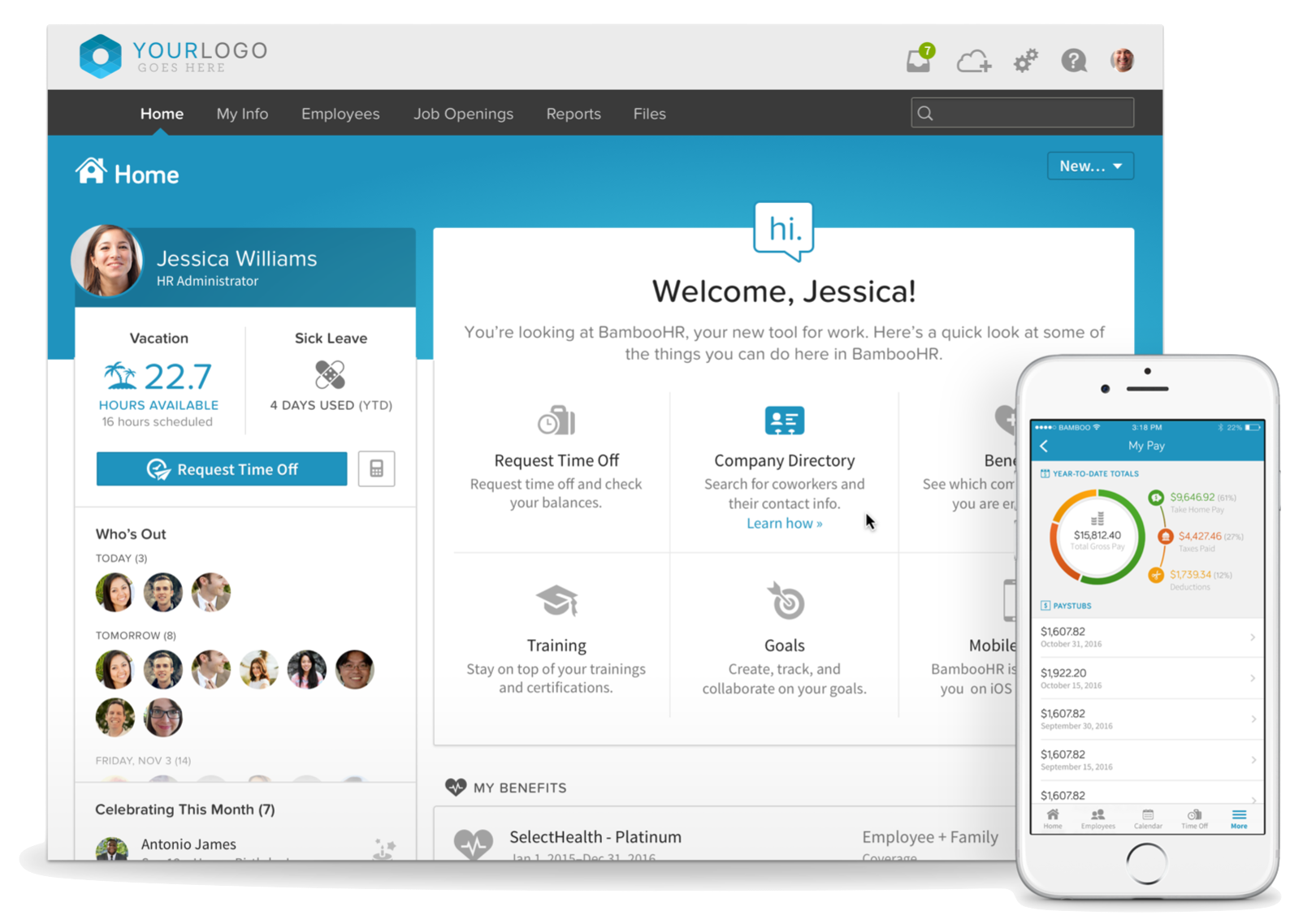 BambooHR: All in one HR software for small and medium businesses
