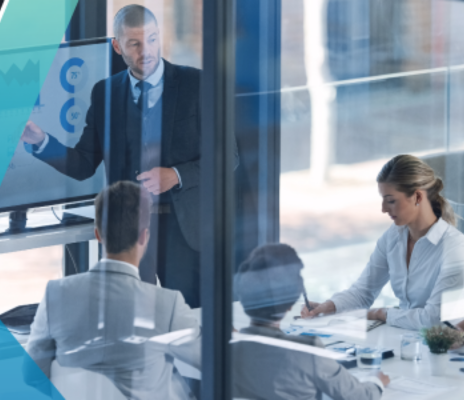 Clariti Software being discussed in office setting