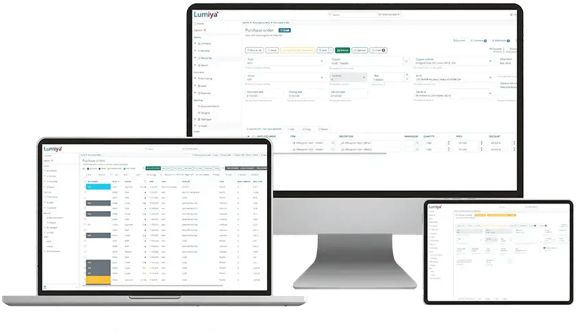 Automating the purchasing process with Lumiya Purchasing