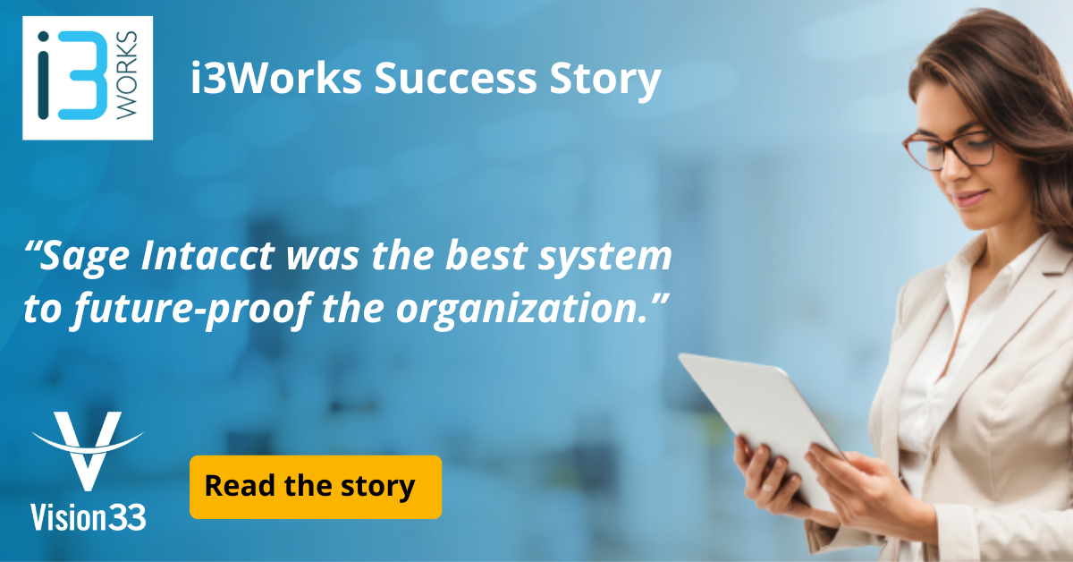 A Clear Picture: i3Works Gains Project Margin Visibility With Sage Intacct